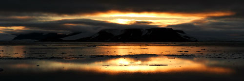 Sunrise, Franz Joseph Land, Arctic Russia 2004