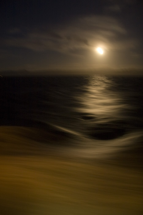 Sea of Cortez with Full Moon